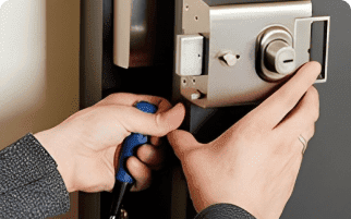 Door lock installation