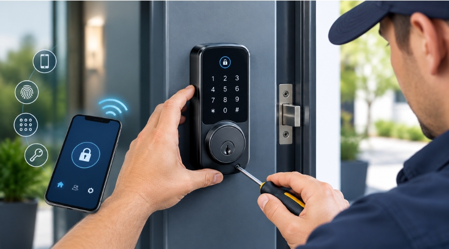Smart Lock Installation In Astoria Queens, NY