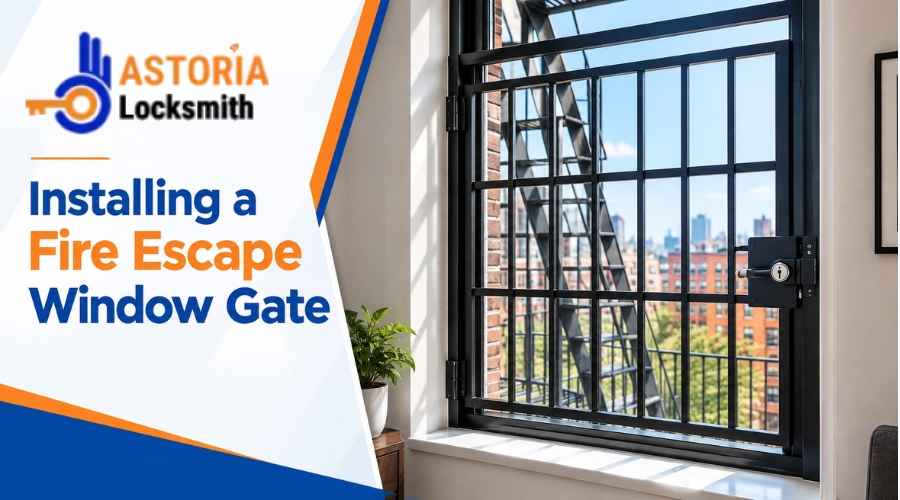 Benefits of Installing a Fire Escape Window Gate In Astoria NY